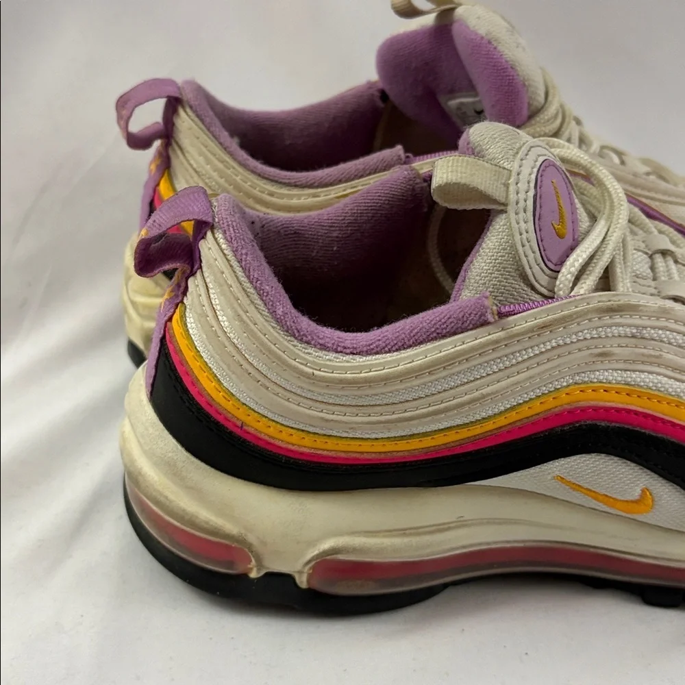 NIKE Air Max 97 (GS) Dawn & Dusk White Multi Girls 5.5Y